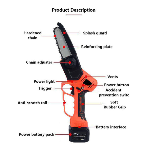 Electric Chainsaw JM-S100 - Image 2